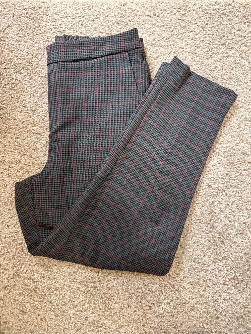 Plaid trousers